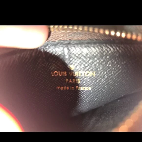 Authentic EUC LV On the Go Reverse Mono Giant Double Pouch Set Wristlet - Picture 10 of 15